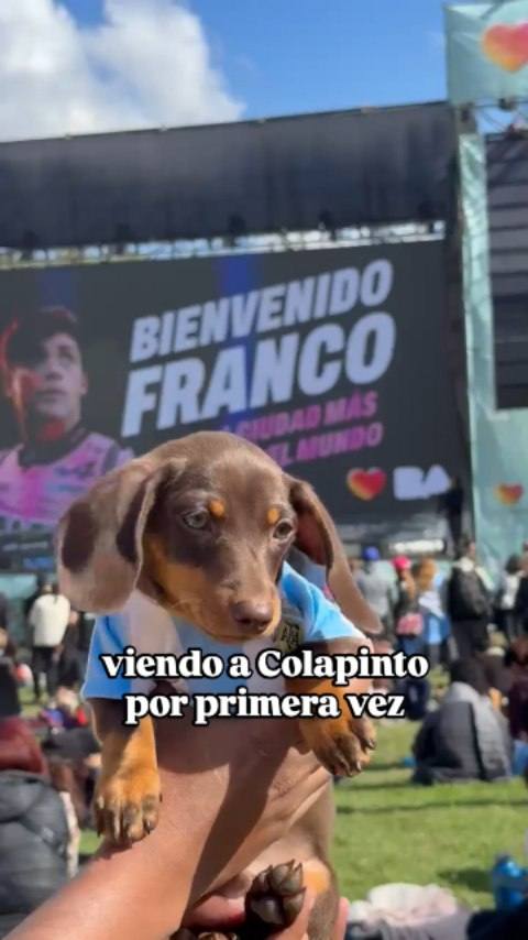 Coquito meeting Franco Colapinto
